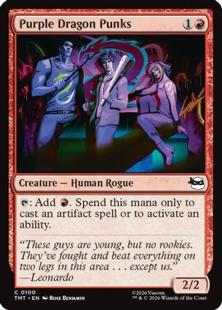 Purple Dragon Punks (100) Foil - Teenage Mutant Ninja Turtles