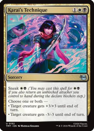 Karai's Technique (152) Foil - Teenage Mutant Ninja Turtles