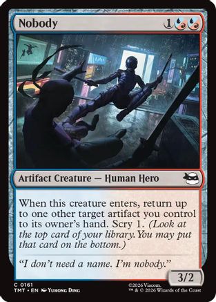 Nobody (161) Foil - Teenage Mutant Ninja Turtles