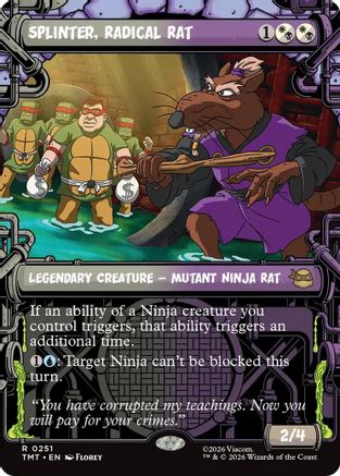 Splinter, Radical Rat (Showcase) (251) - Teenage Mutant Ninja Turtles