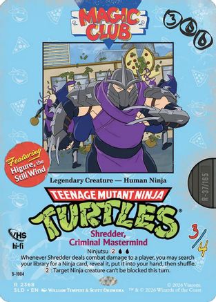 Shredder, Criminal Mastermind – Higure, the Still Wind (2368) Foil - Secret Lair Drop Series