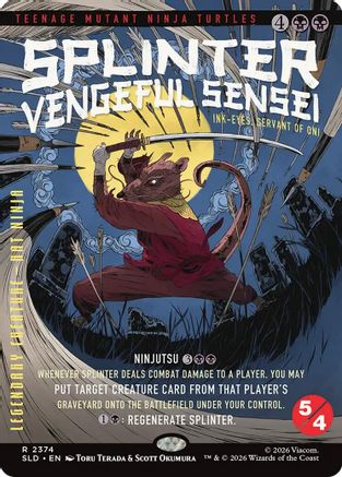 Splinter, Vengeful Sensei – Ink-Eyes, Servant of Oni (2374) - Secret Lair Drop Series