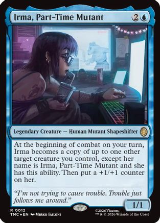 Irma, Part-Time Mutant (Surge Foil) (012) Foil - Commander: Teenage Mutant Ninja Turtles
