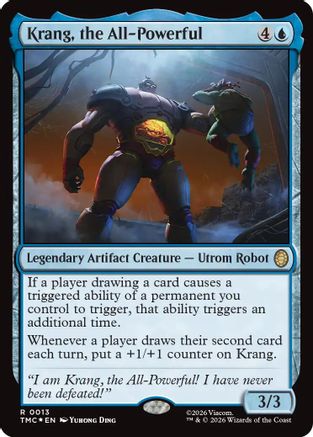 Krang, the All-Powerful (Surge Foil) (013) Foil - Commander: Teenage Mutant Ninja Turtles