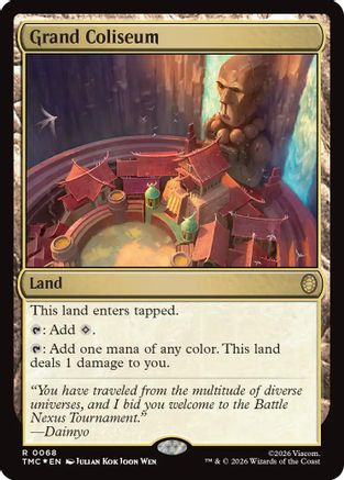 Grand Coliseum (Surge Foil) (068) Foil - Commander: Teenage Mutant Ninja Turtles