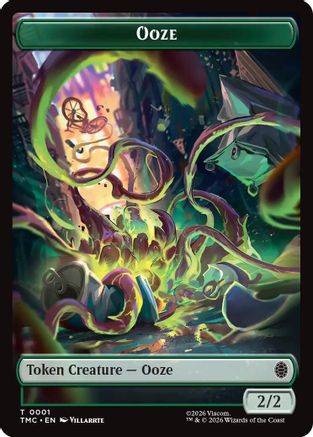 Ooze // Clue Double-Sided Token (1 // 2) - Commander: Teenage Mutant Ninja Turtles