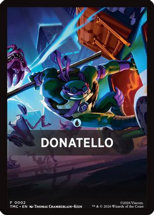 Donatello Theme Card (002) - Commander: Teenage Mutant Ninja Turtles