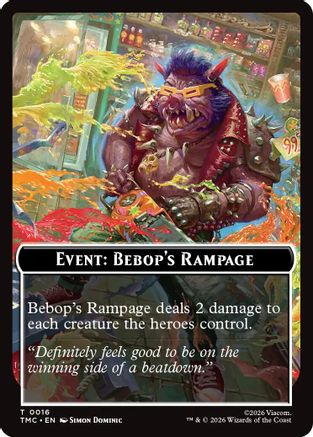 Event: Bebop's Rampage (016) - Commander: Teenage Mutant Ninja Turtles