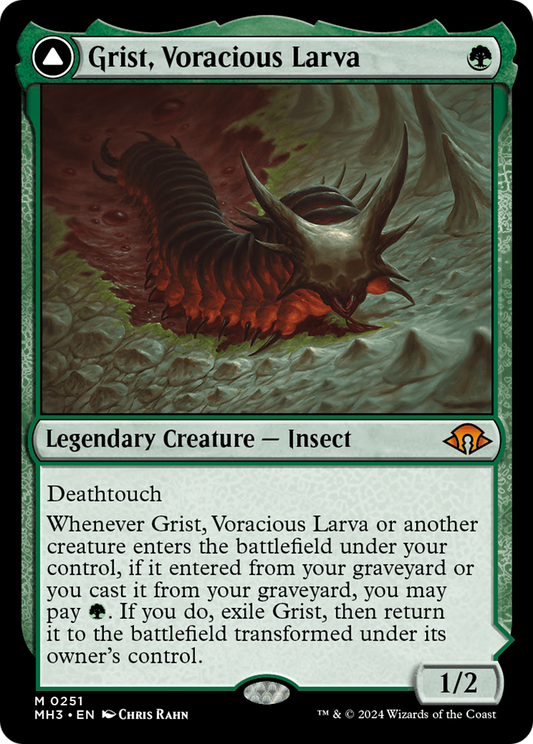 Grist, Voracious Larva // Grist, the Plague Swarm [Modern Horizons 3] Foil