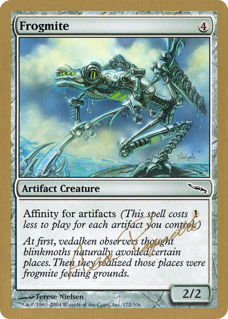 Frogmite (Aeo Paquette) [World Championship Decks 2004] | Silver Goblin