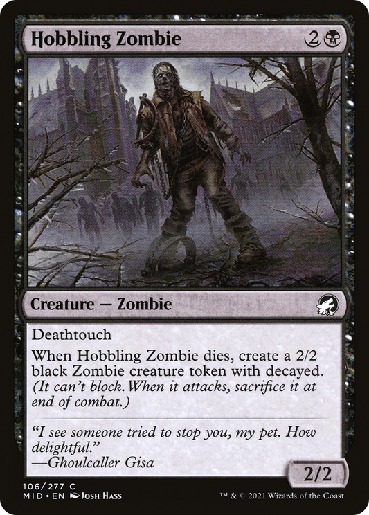 Hobbling Zombie [Innistrad: Midnight Hunt]