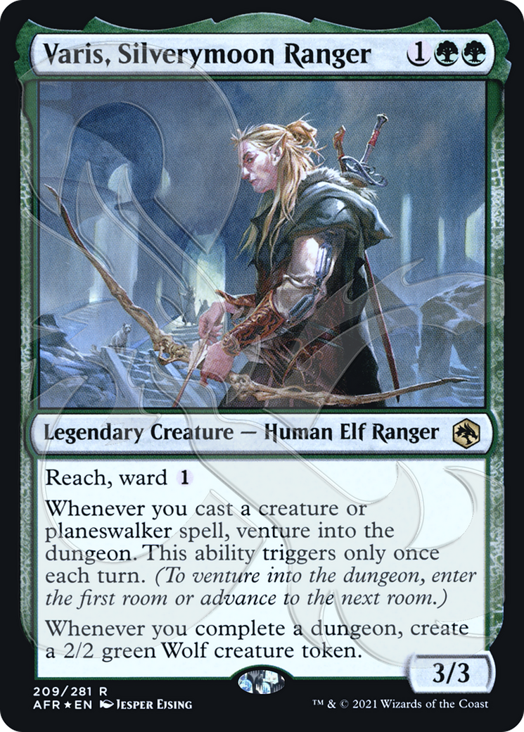 Varis, Silverymoon Ranger (209) Foil - Adventures in the Forgotten Realms Promos