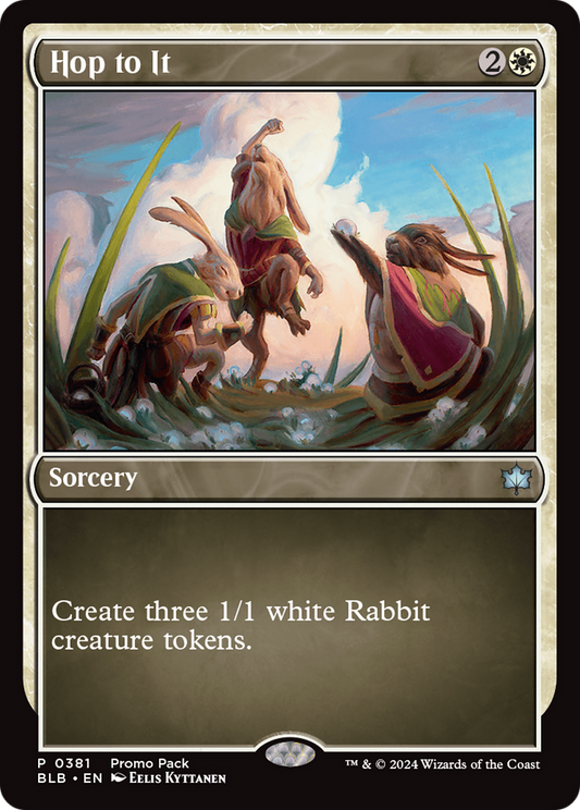 Hop to It [Bloomburrow Promos] Foil