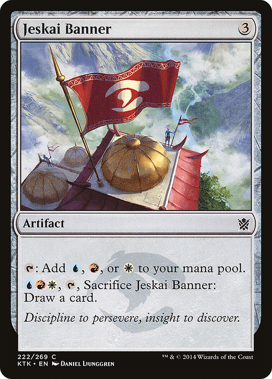 Jeskai Banner [Khans of Tarkir] Foil