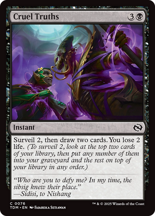 Cruel Truths (076) Foil - Tarkir: Dragonstorm