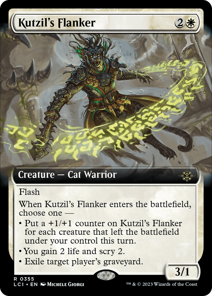 Kutzil's Flanker (Extended Art) [The Lost Caverns of Ixalan] Foil