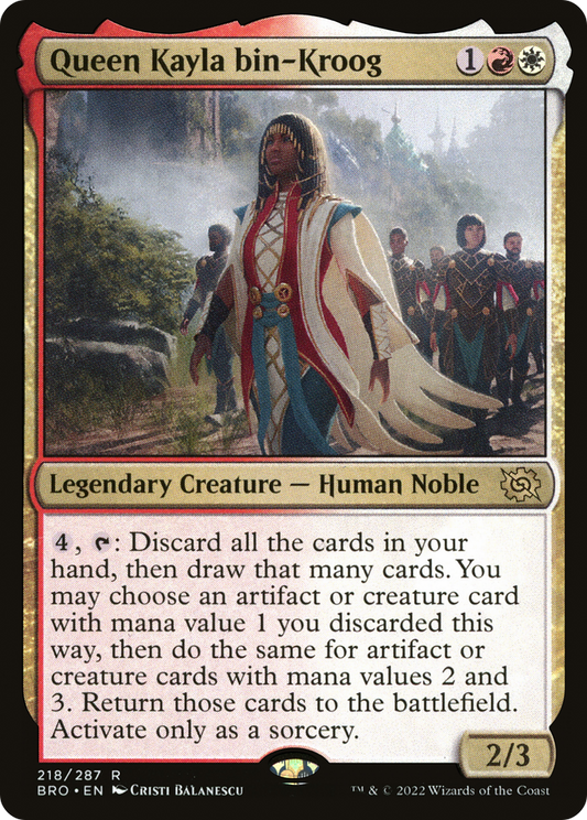 Queen Kayla bin-Kroog [The Brothers' War] Foil