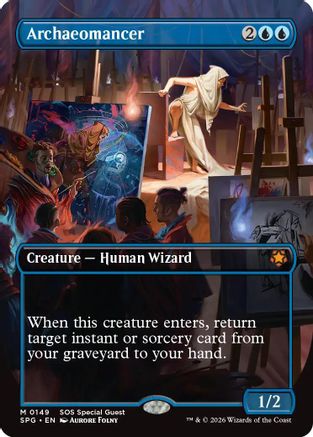 Archaeomancer (Borderless) (149) Foil - Special Guests