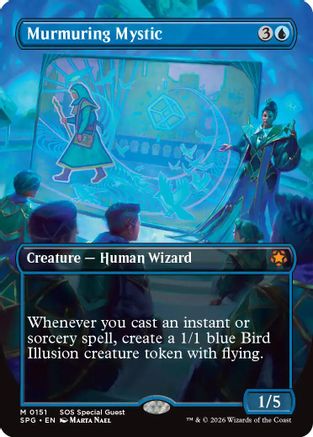 Murmuring Mystic (Borderless) (151) Foil - Special Guests