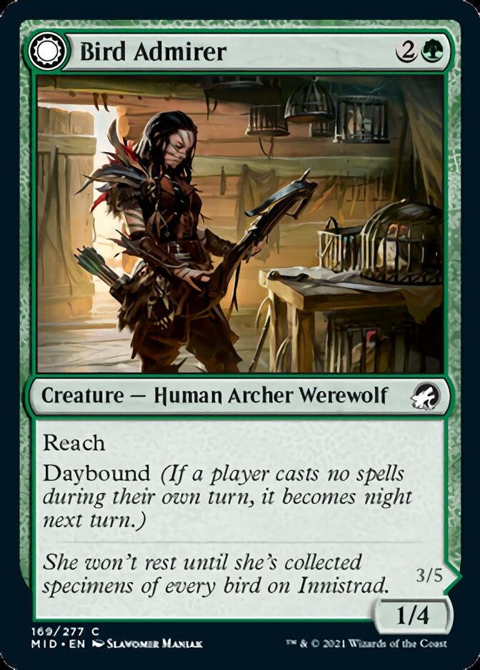 Bird Admirer // Wing Shredder [Innistrad: Midnight Hunt] Foil