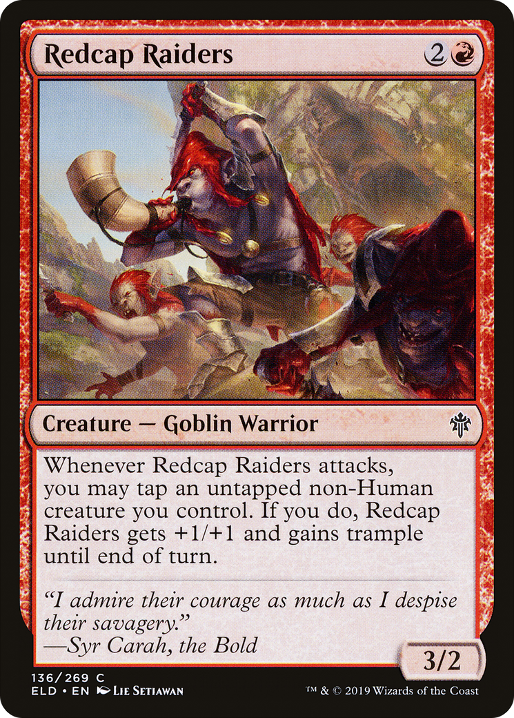 Redcap Raiders [Throne of Eldraine] | Silver Goblin