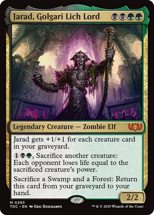 Jarad, Golgari Lich Lord (293) - Commander: Tarkir: Dragonstorm