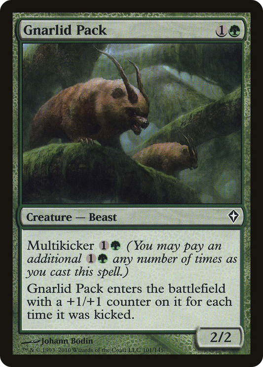 Gnarlid Pack [Worldwake] Foil