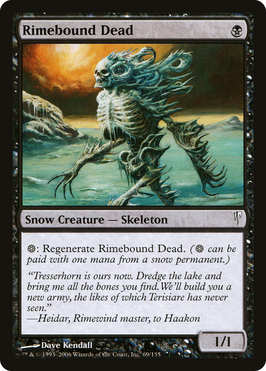 Rimebound Dead [Coldsnap] Foil