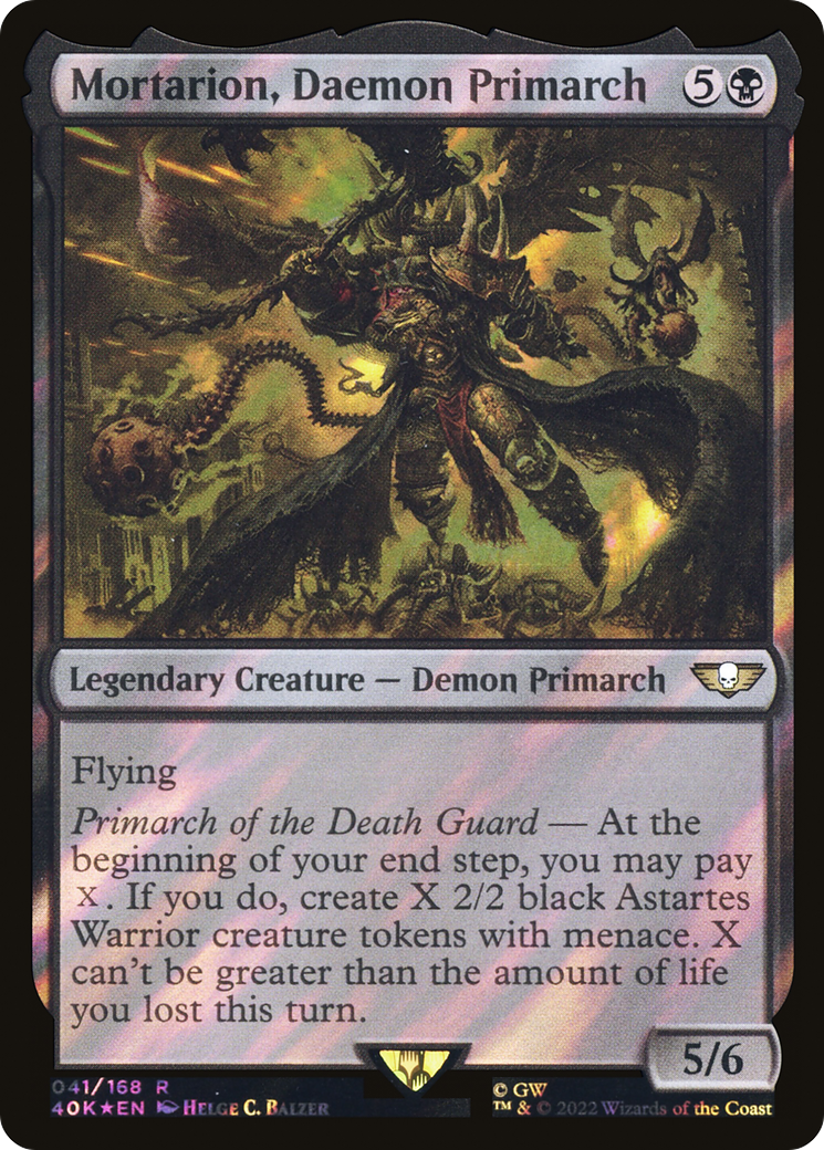 Mortarion, Daemon Primarch (Surge Foil) [Warhammer 40,000]