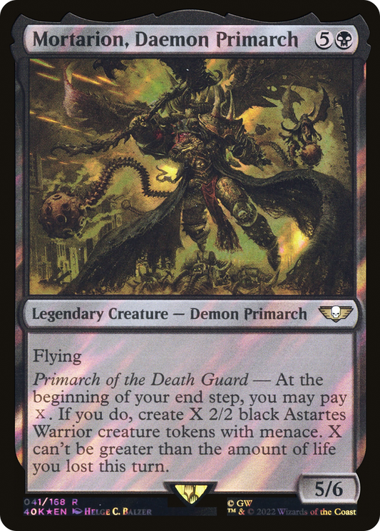 Mortarion, Daemon Primarch (Surge Foil) [Warhammer 40,000]