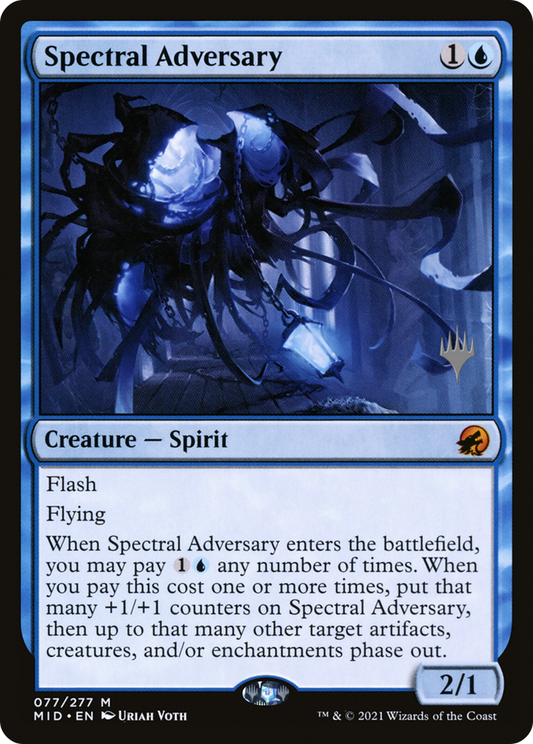 Spectral Adversary (Promo Pack) [Innistrad: Midnight Hunt Promos] Foil