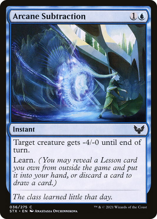 Arcane Subtraction [Strixhaven: School of Mages] Foil