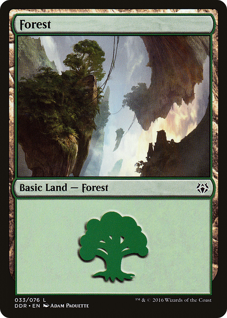 Forest (33) [Duel Decks: Nissa vs. Ob Nixilis] | Silver Goblin