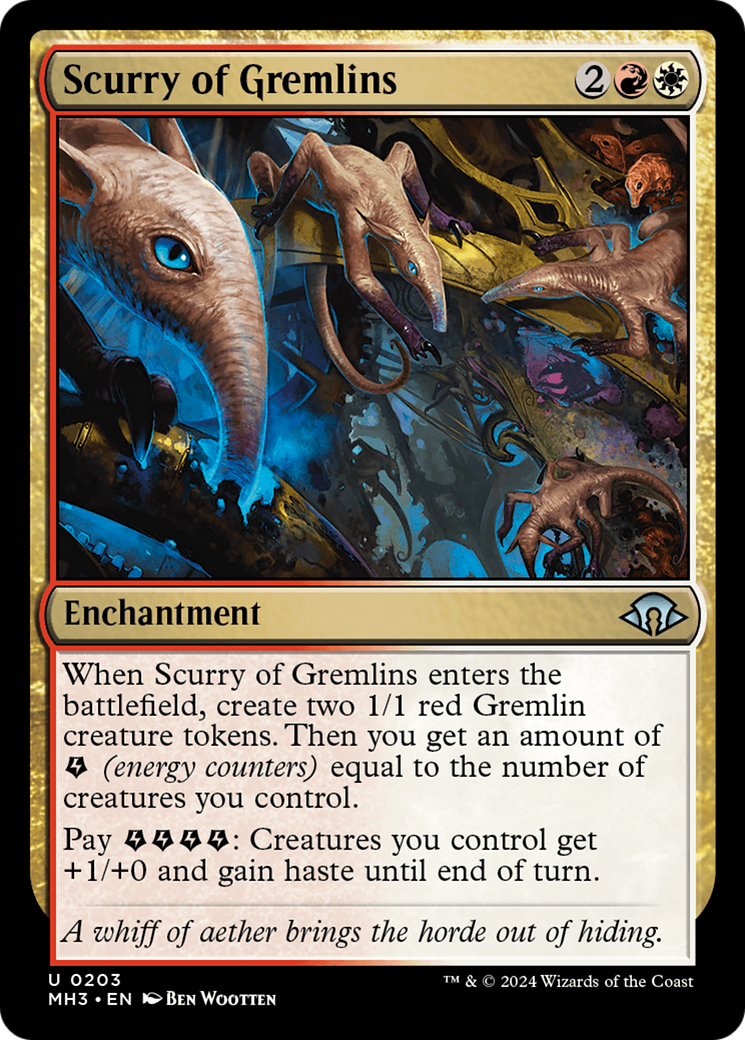 Scurry of Gremlins [Modern Horizons 3] | Silver Goblin