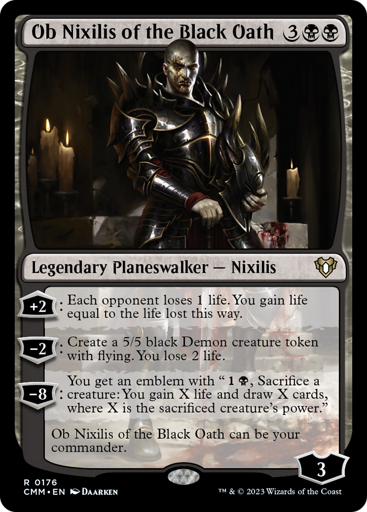 Ob Nixilis of the Black Oath [Commander Masters] | Silver Goblin