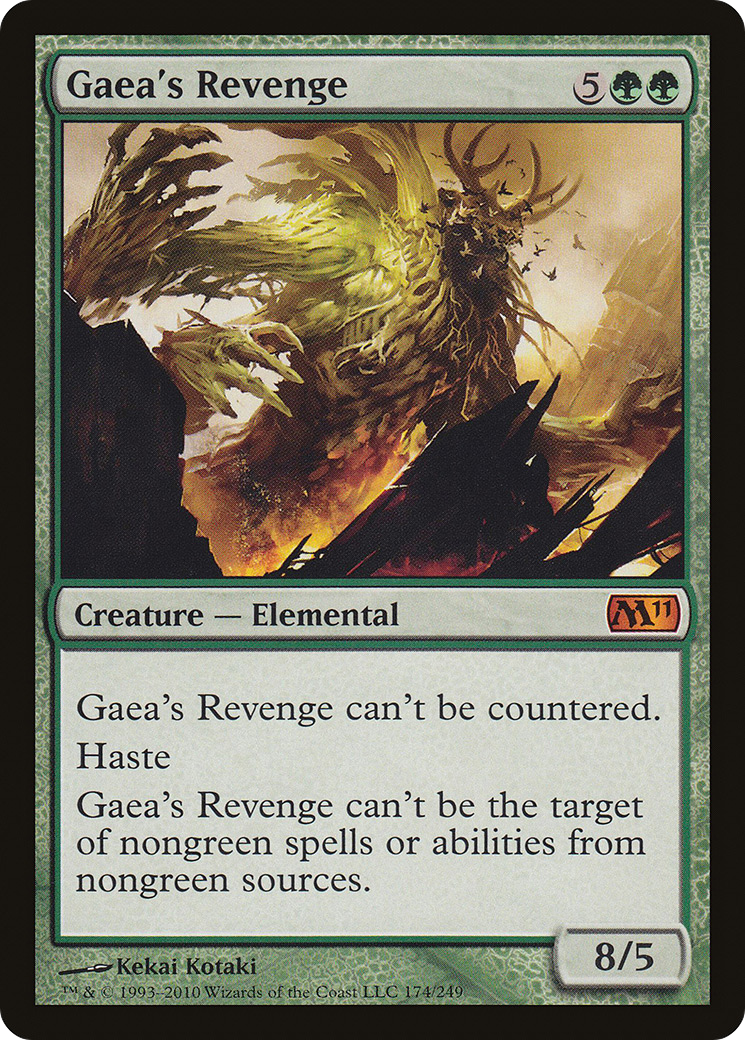 Gaea's Revenge [Magic 2011] Foil