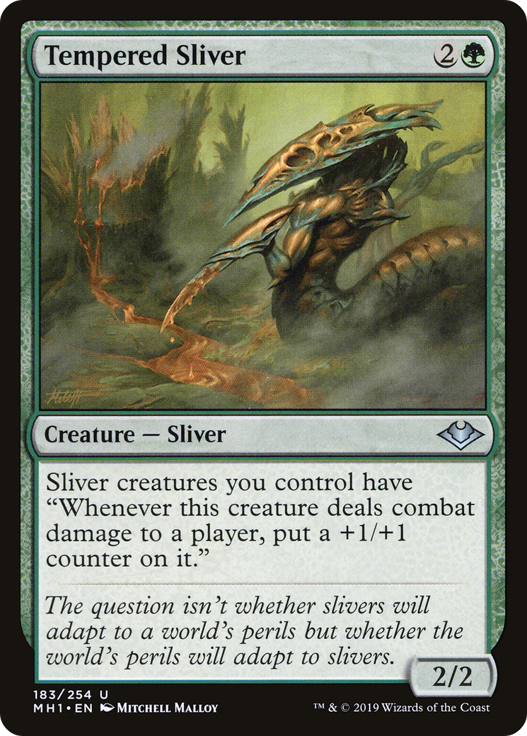 Tempered Sliver [Modern Horizons] Foil