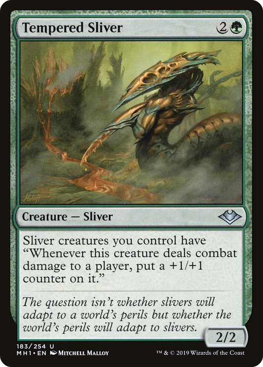 Tempered Sliver [Modern Horizons] Foil
