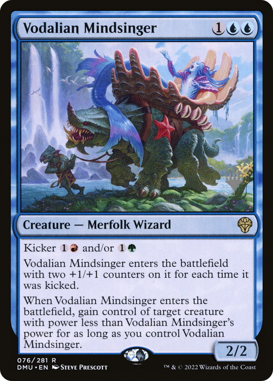 Vodalian Mindsinger (Promo Pack) [Dominaria United Promos] Foil