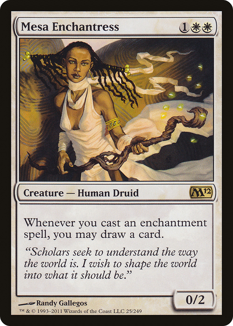 Mesa Enchantress (025) Foil - Magic 2012