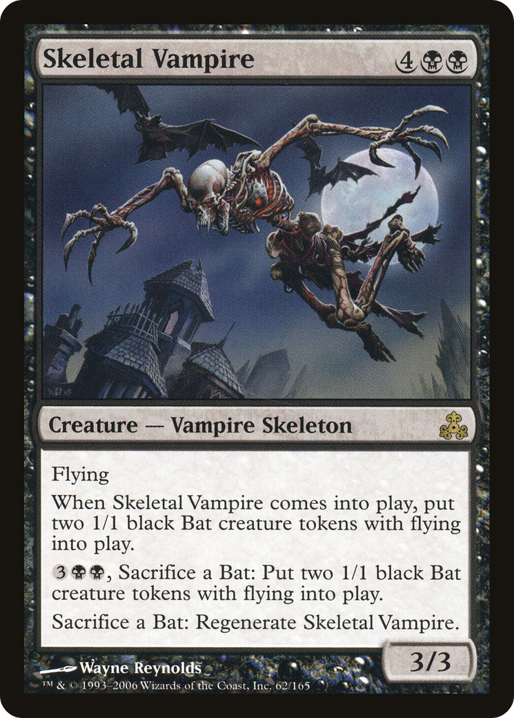 Skeletal Vampire [Guildpact] Foil