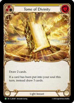 Tome of Divinity (JDG067) Cold Foil - FaB Promos