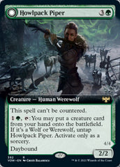 Howlpack Piper // Wildsong Howler (Extended Art) [Innistrad: Crimson Vow] | Silver Goblin