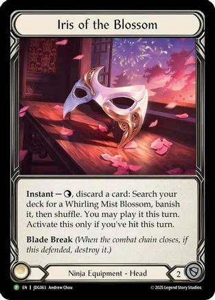 Iris of the Blossom (JDG063) Cold Foil - FaB Promos