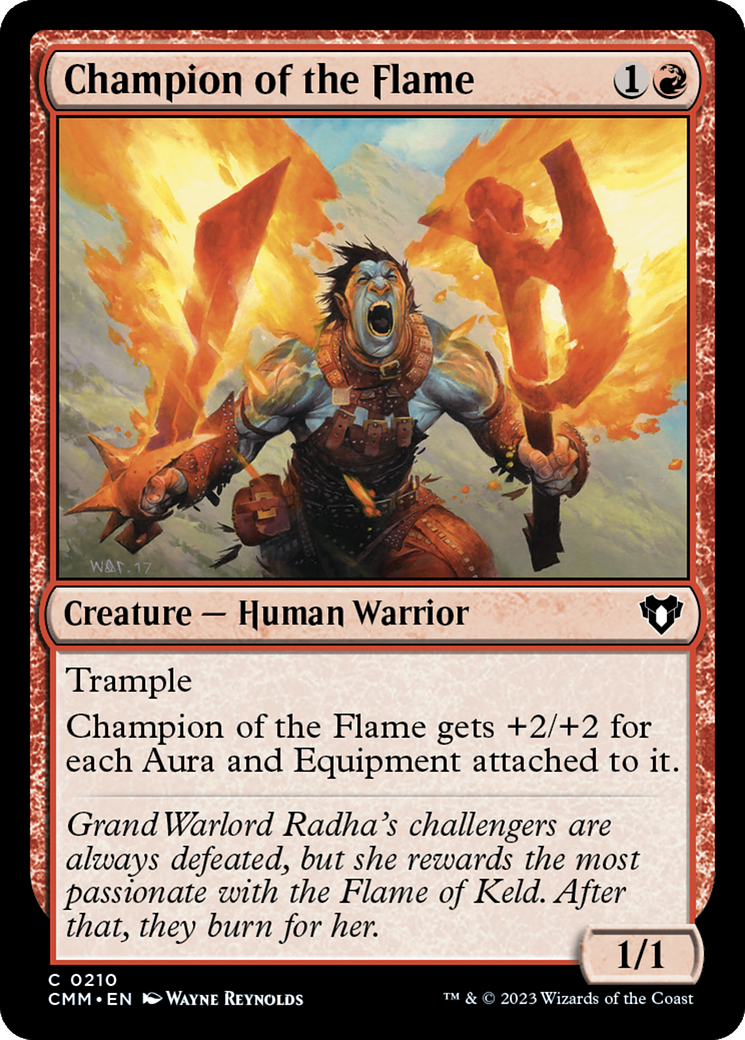 Champion of the Flame [Commander Masters] | Silver Goblin