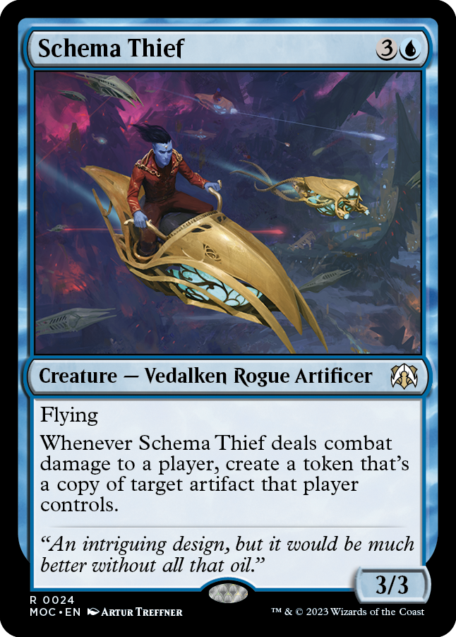 Schema Thief [March of the Machine Commander] | Silver Goblin