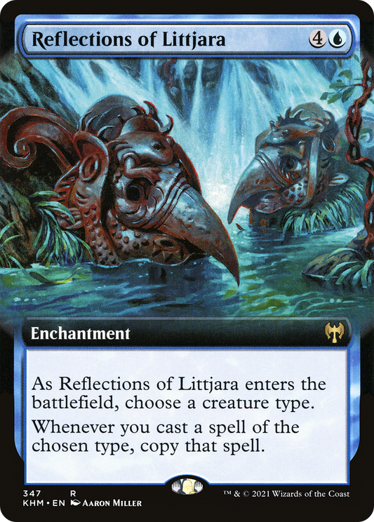 Reflections of Littjara (Extended Art) [Kaldheim] Foil