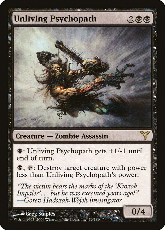 Unliving Psychopath [Dissension] Foil