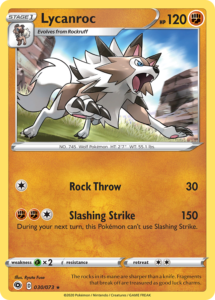 Lycanroc (030/073) [Sword & Shield: Champion's Path] | Silver Goblin