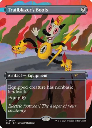 Trailblazer's Boots (2696) Foil - Secret Lair Drop Series